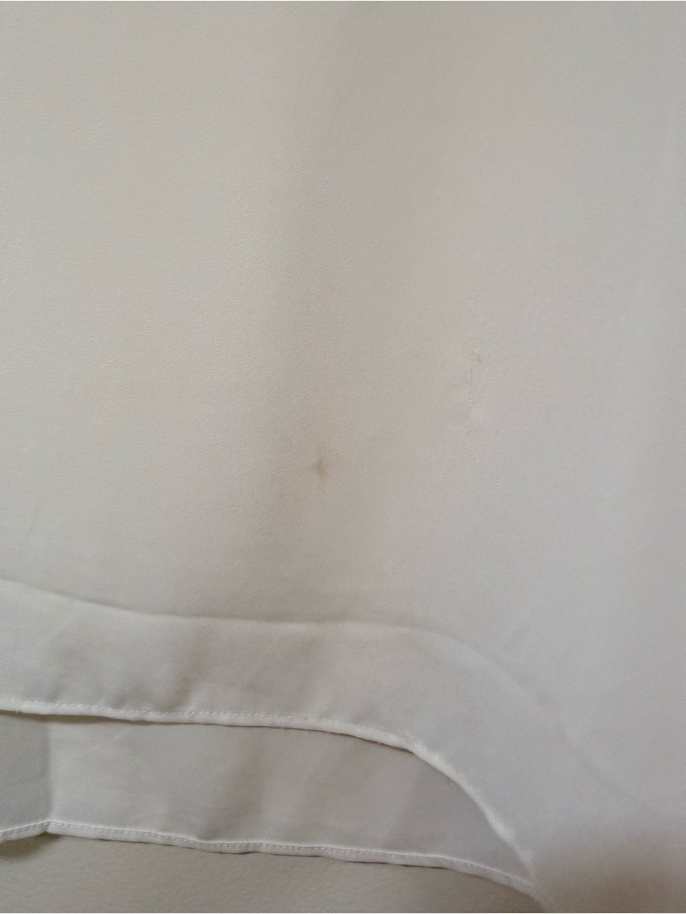 LOFT Cream Lightweight Round-Neck Blouse - Picture 5 of 5